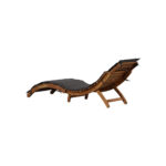 Solid Acacia Wood Sun Lounger