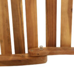 Solid Acacia Wood Sun Lounger