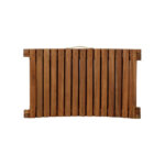 Solid Acacia Wood Sun Lounger